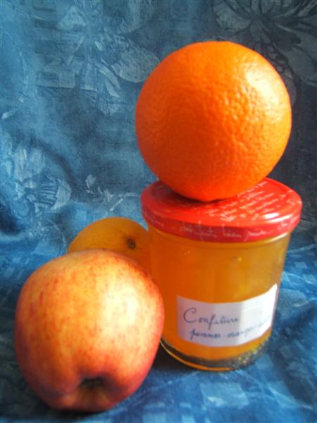 Confiture oranges-pommes-citrons
