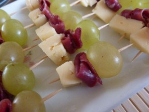 Recette pour Festival de brochettes colorées