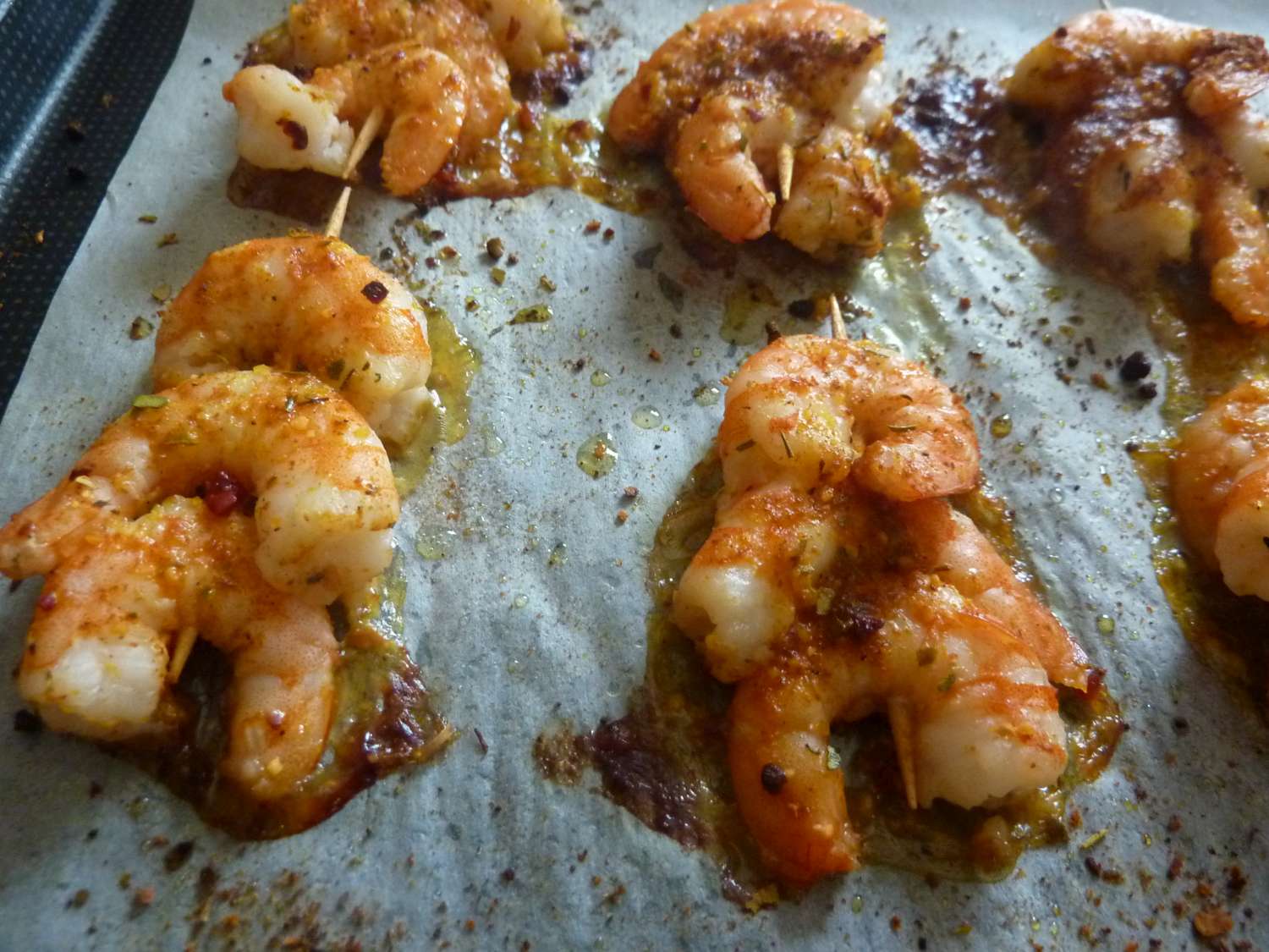 Recette - Crevettes roses aux épices d'Espagne - La cuisine de Martine