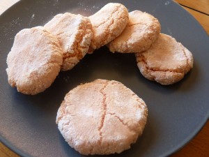 Amaretti aux biscuits roses de Reims