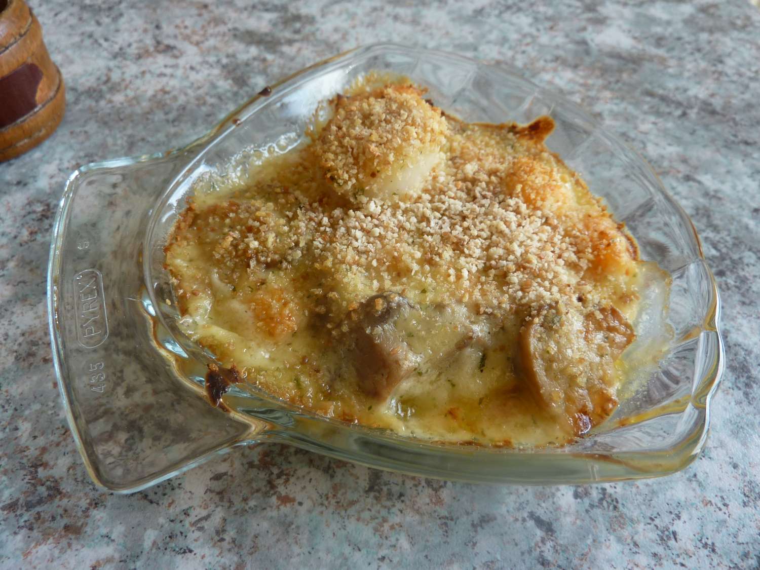 Recette - Coquille Saint Jacques à la Nantaise - La cuisine de Martine