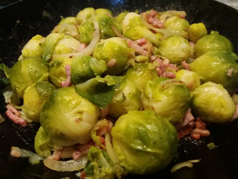 Cuisson Des Choux De Bruxelles à La Cocotte Minute Recette - Poêlée de choux de bruxelles aux lardons - La cuisine de Martine