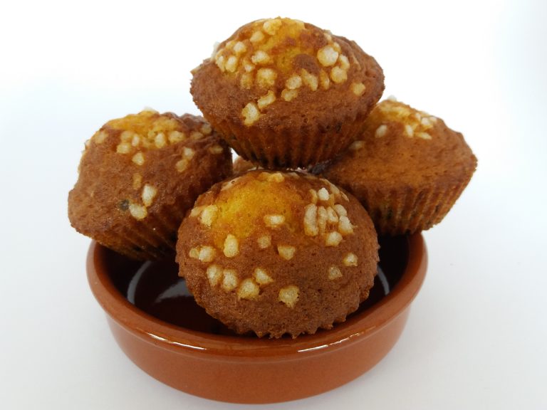 Recette Madeleines façon muffins au sucre perlé La cuisine de Martine