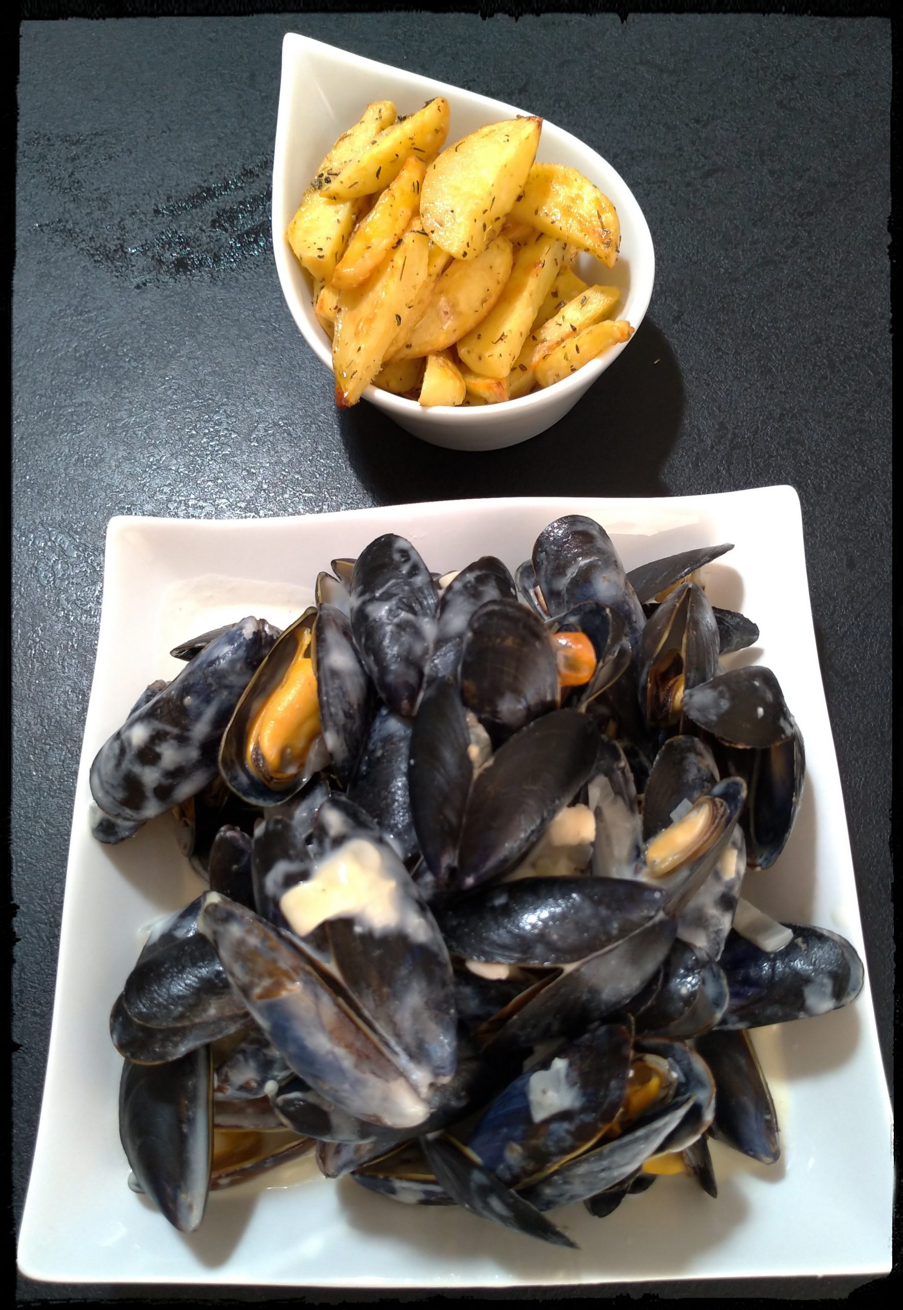 Recette - Moules au reblochon - La cuisine de Martine